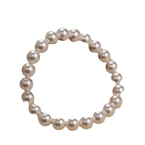 珍珠手鏈高級復古女輕奢高級正圓滿串優雅素珠簡約氣質爆款百搭女