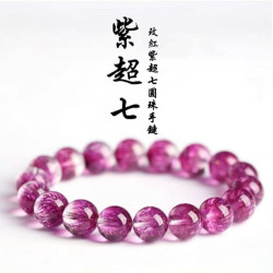 聚寶盆超七 菸花聚寶盆超七手串 多色菸花超七