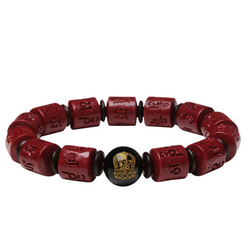 2025蛇年硃砂手串六字真言虎年本命手鏈男女紫金砂飾品 2025蛇年硃砂手串六字真言虎年本命手鏈男女紫金砂飾品