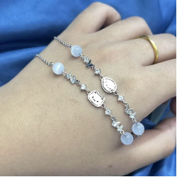 S999小貓小狗手鏈甜美可愛簡約靈動小衆感閨蜜手鏈百搭