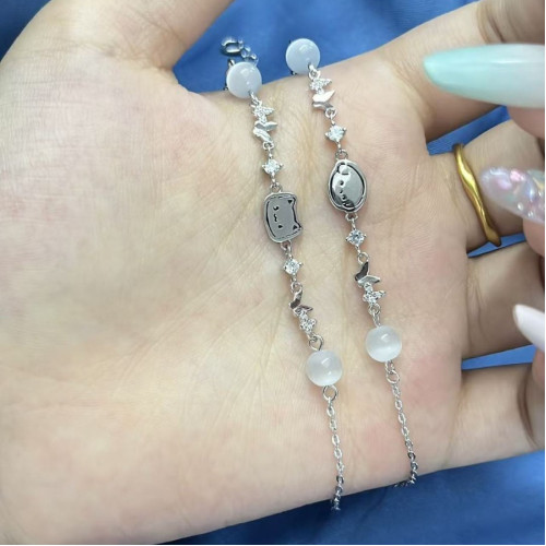 S999小貓小狗手鏈甜美可愛簡約靈動小衆感閨蜜手鏈百搭