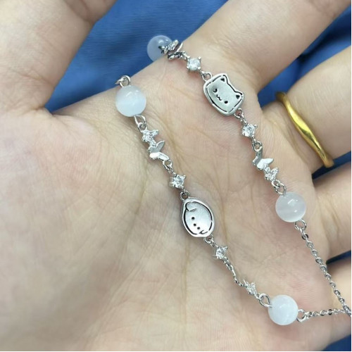 S999小貓小狗手鏈甜美可愛簡約靈動小衆感閨蜜手鏈百搭