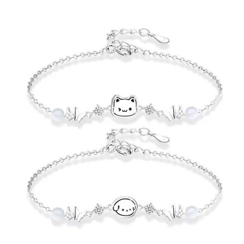 S999小貓小狗手鏈甜美可愛簡約靈動小衆感閨蜜手鏈百搭