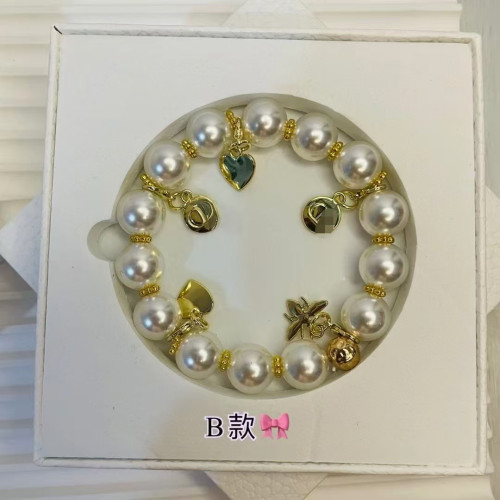 D家手機鏈DIY珍珠仙女手鏈愛心小蜜蜂CD五角星滿配全套禮盒珠子