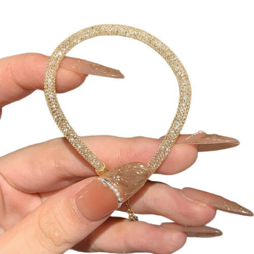 S925純銀新款璀璨銀河輕奢錢袋子滿鑽手鏈男女百搭時尚高級感手飾