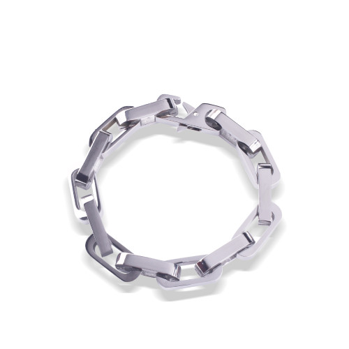 嘻哈ins鈦鋼潮流男女同款拼色組合不鏽鋼方形鎖淬火手鏈嘻哈風 嘻哈ins鈦鋼潮流男女同款拼色組合不鏽鋼方形鎖淬火手鏈嘻哈風