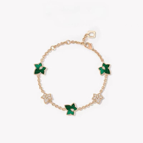 LOLA五角星手鏈女時尚百搭輕奢鑲鑽鍍綠瑪瑙白貝手飾批高級感 LOLA五角星手鏈女時尚百搭輕奢鑲鑽鍍綠瑪瑙白貝手飾批高級感