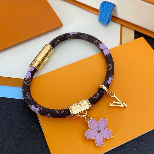 驢家新款櫻花手繩系列輕奢百搭款手鏈女