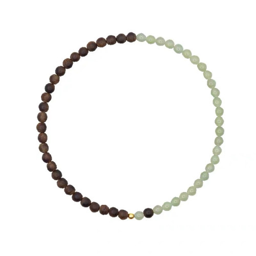 風禾珠寶沉香手串女士盤玩天然和田玉串珠雙圈手鏈新中式國風手串 風禾珠寶沉香手串女士盤玩天然和田玉串珠雙圈手鏈新中式國風手串