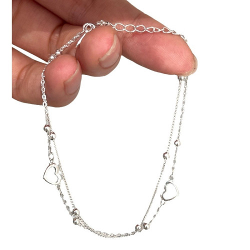 小衆設計感韓版雙層曡戴手鏈女冷淡風輕奢簡約百搭高級感手飾