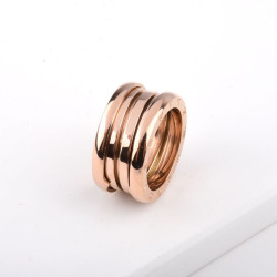 新款金銀玫瑰金彈簧戒指經典款窄寬版男女對戒情侶歐美時尚