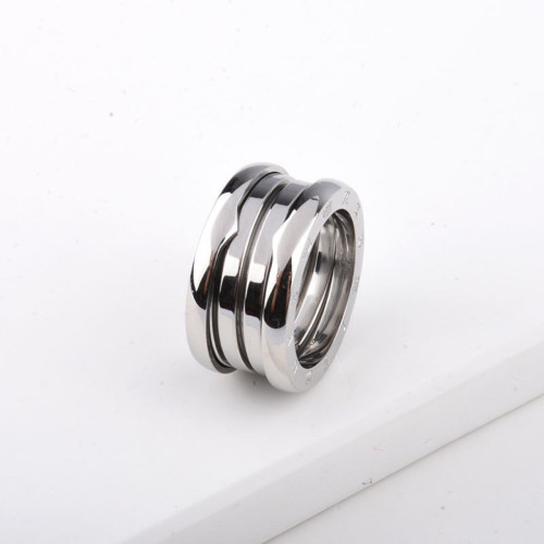 新款金銀玫瑰金彈簧戒指經典款窄寬版男女對戒情侶歐美時尚