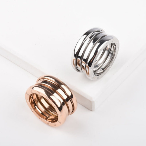 新款金銀玫瑰金彈簧戒指經典款窄寬版男女對戒情侶歐美時尚