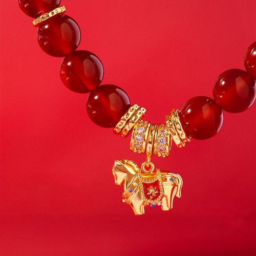 2026馬年紅瑪瑙手串馬年盤纏手鏈女生新年生日禮物零售 2026馬年紅瑪瑙手串馬年盤纏手鏈女生新年生日禮物零售