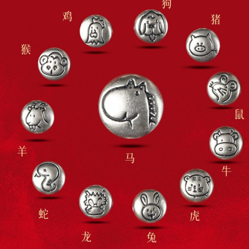 2026本命年馬年十二生肖紅繩手鏈男女足銀情侶手工編織紅寶寶手繩