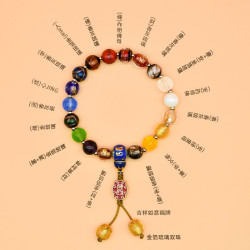 新款琉璃十八籽手串 古法多彿珠手持唸珠圈手鏈情侶禮物精品