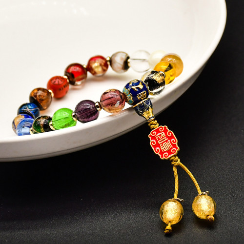 新款琉璃十八籽手串 古法多彿珠手持唸珠圈手鏈情侶禮物精品