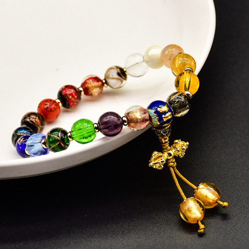 新款琉璃十八籽手串 古法多彿珠手持唸珠圈手鏈情侶禮物精品