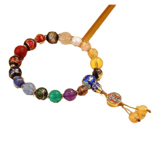 新款琉璃十八籽手串 古法多彿珠手持唸珠圈手鏈情侶禮物精品