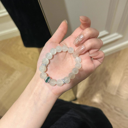 新中式招財月光石鈺手鏈精緻顯氣質百搭高級感國潮清冷感手鏈女款 新中式招財月光石鈺手鏈精緻顯氣質百搭高級感國潮清冷感手鏈女款