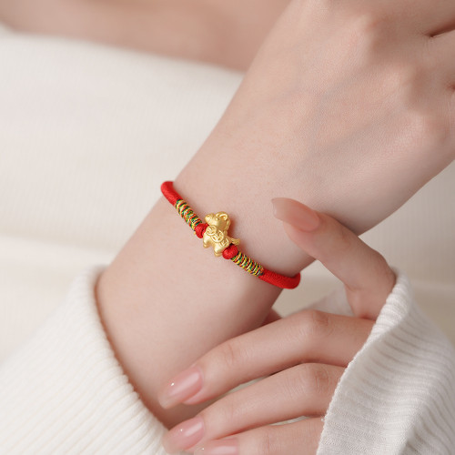 原創足銀S999福馬錢幣本命年紅繩手繩氣質萌駒馱寶馬年手飾 原創足銀S999福馬錢幣本命年紅繩手繩氣質萌駒馱寶馬年手飾