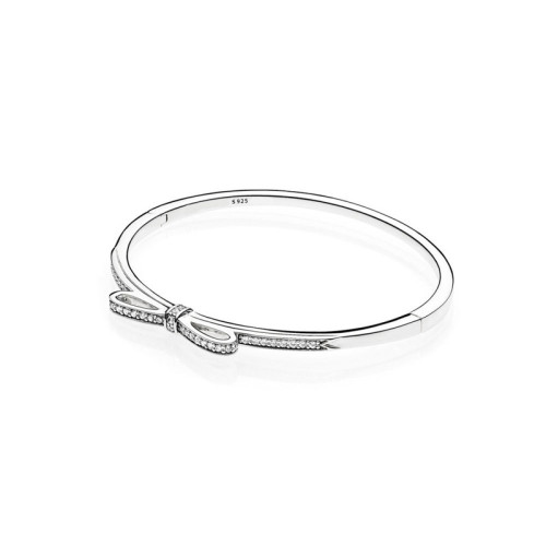 潘家多拉白銅材質開口手鐲圓形滿鑽 簡約DIY珠子配件手鐲基礎鏈光 潘家多拉白銅材質開口手鐲圓形滿鑽 簡約DIY珠子配件手鐲基礎鏈光