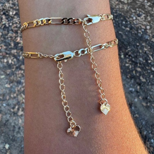 新歐美銅鍍14K包金復古個性簡約聖母瑪利亞吊墜手鏈 宗教飾品