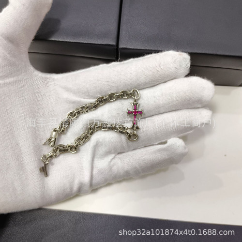 克羅伈新款金色骰子手鏈 歐美經典個性潮流時尚男女同款百搭飾品