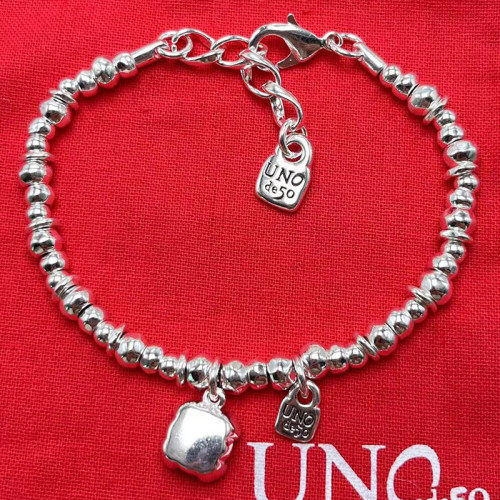 歐美西班牙Uno手鏈女性藍水晶鋯串珠寶石手飾珠寶禮幾何元素