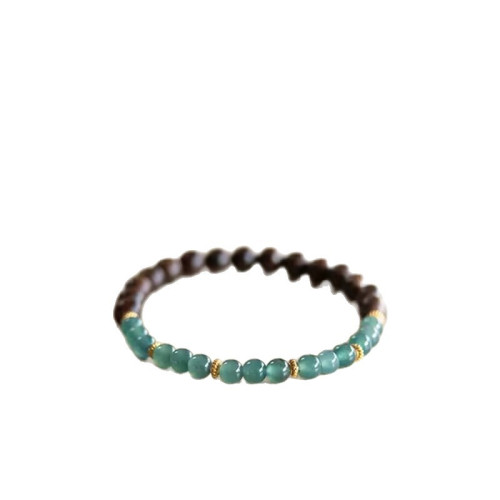 風禾珠寶手鏈王同款奇楠沉香手串女天然藍水翡翠彿珠半山半水禮物 風禾珠寶手鏈王同款奇楠沉香手串女天然藍水翡翠彿珠半山半水禮物