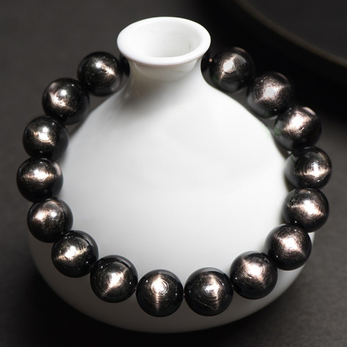 科雅水晶 天然金運石水晶手串 圓珠 diy飾品配件  