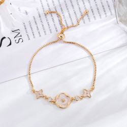 四葉草手鏈高顔值冷淡風時尚小衆ins設計氣質高級感手飾閨蜜禮物