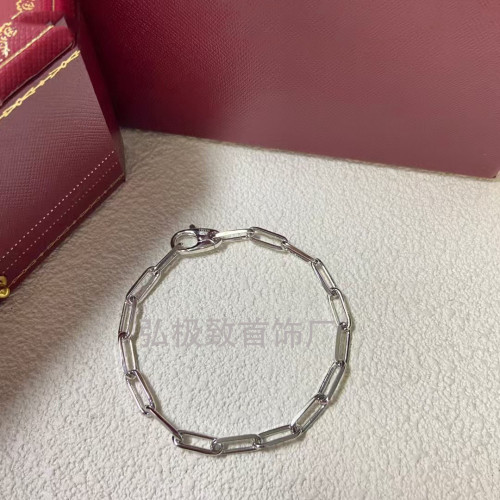 卡家Santos系列山度手鏈 高品質V金材質時尚百搭男女同款情侶手鏈