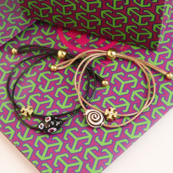 歐美飾品tb手鏈海洋生物貝殼造型可調節個性手環童趣鍍金海洋風