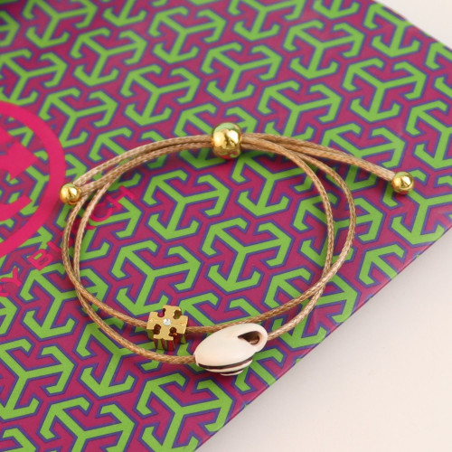 歐美飾品tb手鏈海洋生物貝殼造型可調節個性手環童趣鍍金海洋風