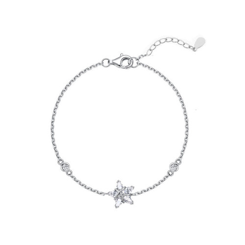 s999純銀手鏈女高級感幸運星手鏈輕奢小衆設計感手飾禮物