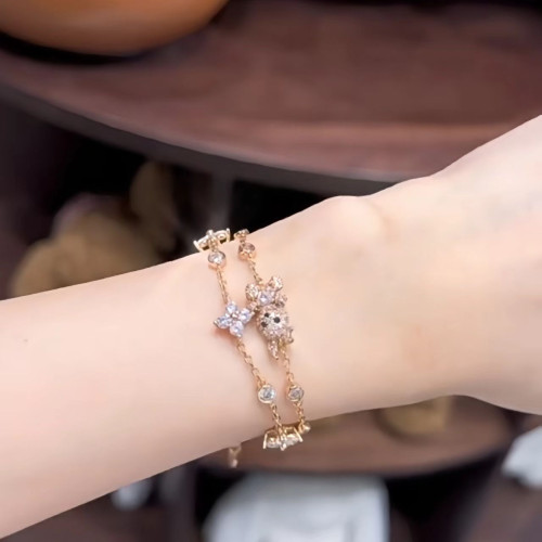 叛逆千金風甜蜜兔兔手鏈可愛個性氣質時尚百搭手飾高級感簡約甜美 叛逆千金風甜蜜兔兔手鏈可愛個性氣質時尚百搭手飾高級感簡約甜美