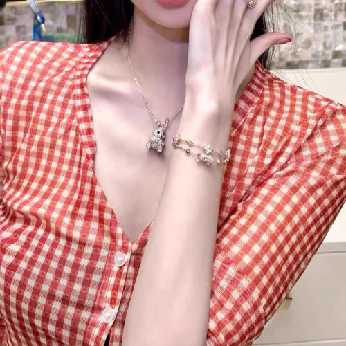 叛逆千金風甜蜜兔兔手鏈可愛個性氣質時尚百搭手飾高級感簡約甜美 叛逆千金風甜蜜兔兔手鏈可愛個性氣質時尚百搭手飾高級感簡約甜美