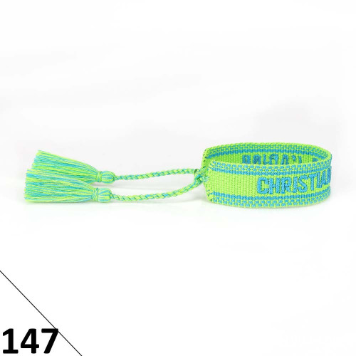 CD手鏈高貨歐美綉字字母手工編刺綉織手腕繩簡約