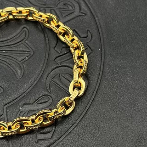 潮款龐克嘻哈泰銀鍍22K金色粗字母手鏈男女士十字花手飾歐美 潮款龐克嘻哈泰銀鍍22K金色粗字母手鏈男女士十字花手飾歐美