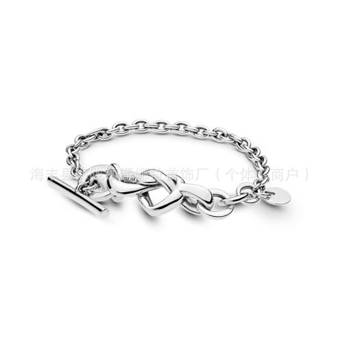 原創串珠潘家白銅鍍銀新款ME系列基礎玫瑰金手鏈DIY串珠