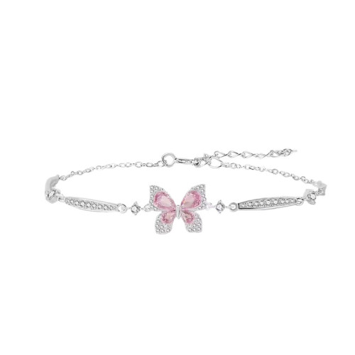 S925純銀山海誓言手鏈女網紅直手飾品氣質輕奢小衆設計高級百搭感