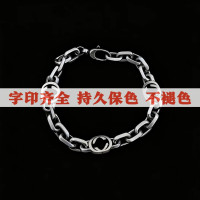 高版精工鍍銀古奇3G手鏈復古做舊男女情侶同款日常百搭持久保色