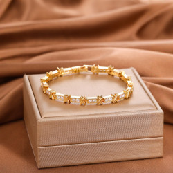 韓版小衆設計輕奢鋯石手鏈女ins冷淡風個性百搭閨蜜伴手禮女手飾