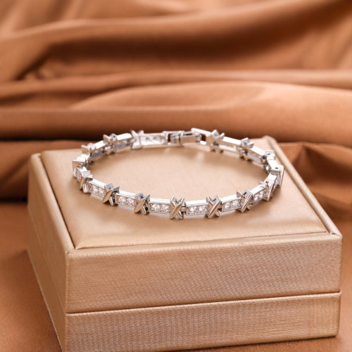 韓版小衆設計輕奢鋯石手鏈女ins冷淡風個性百搭閨蜜伴手禮女手飾 韓版小衆設計輕奢鋯石手鏈女ins冷淡風個性百搭閨蜜伴手禮女手飾