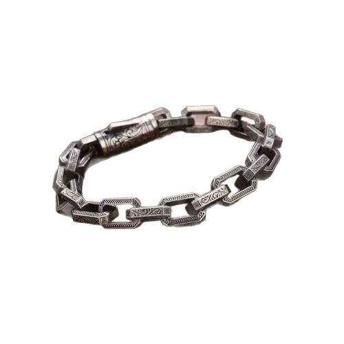 翔栩復古做舊個性文藝範藤草紋手鏈創意設計重工打造復古手環