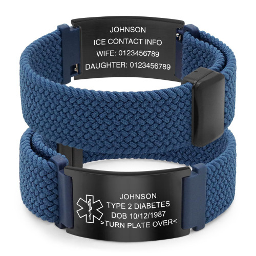 多色尼龍繩編織錶帶手鏈雷射刻字不鏽鋼彎牌手鏈尼龍繩不鏽鋼手鏈 多色尼龍繩編織錶帶手鏈雷射刻字不鏽鋼彎牌手鏈尼龍繩不鏽鋼手鏈