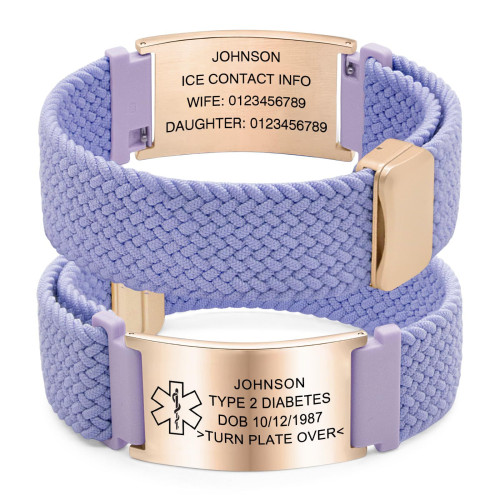 多色尼龍繩編織錶帶手鏈雷射刻字不鏽鋼彎牌手鏈尼龍繩不鏽鋼手鏈 多色尼龍繩編織錶帶手鏈雷射刻字不鏽鋼彎牌手鏈尼龍繩不鏽鋼手鏈