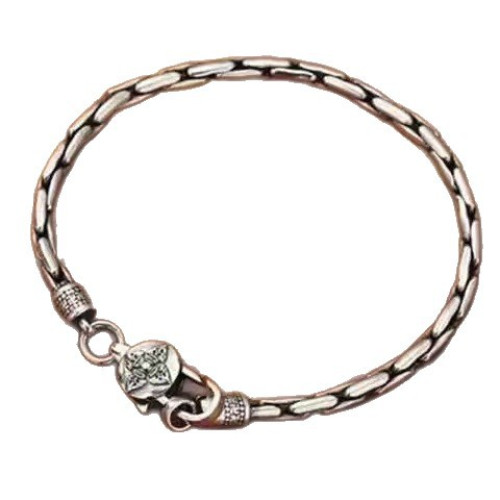 翔栩文藝範男個性六字真言金剛杵男士手鏈鍍銀復古潮人民族風 翔栩文藝範男個性六字真言金剛杵男士手鏈鍍銀復古潮人民族風