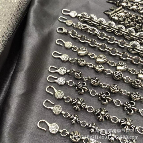 克羅伈手鏈S925標純銀寶劍十字花男女手飾歐美復古情侶匕首鏈子 克羅伈手鏈S925標純銀寶劍十字花男女手飾歐美復古情侶匕首鏈子